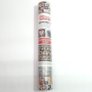 Siser EasyPatterns HTV Heat Transfer Vinyl Everyday Heroes Roll 11.8 x 24 In